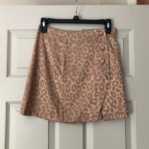 Forever 21 Leopard Print Mini Skirt